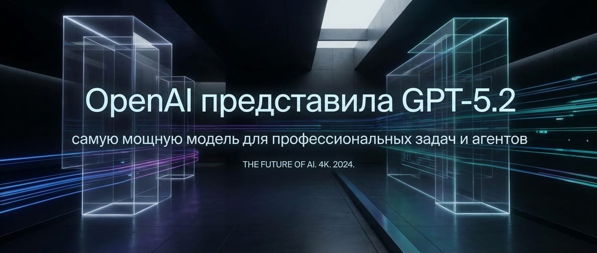 OpenAI представила GPT-5.2 — самую мощную модель для профессиональных задач и агентов