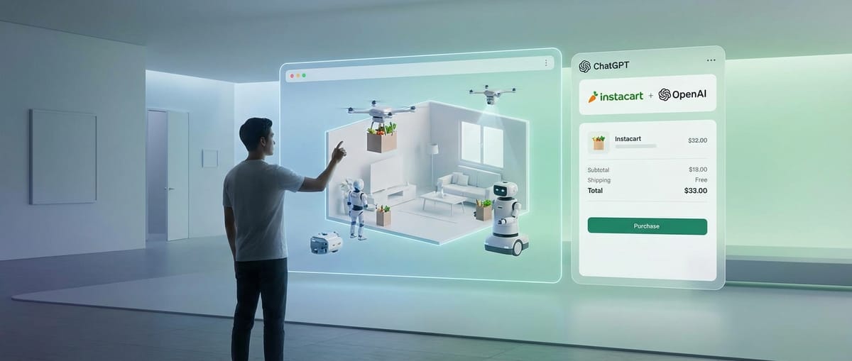 Instacart и OpenAI интегрируют доставку продуктов и оплату прямо в интерфейс ChatGPT