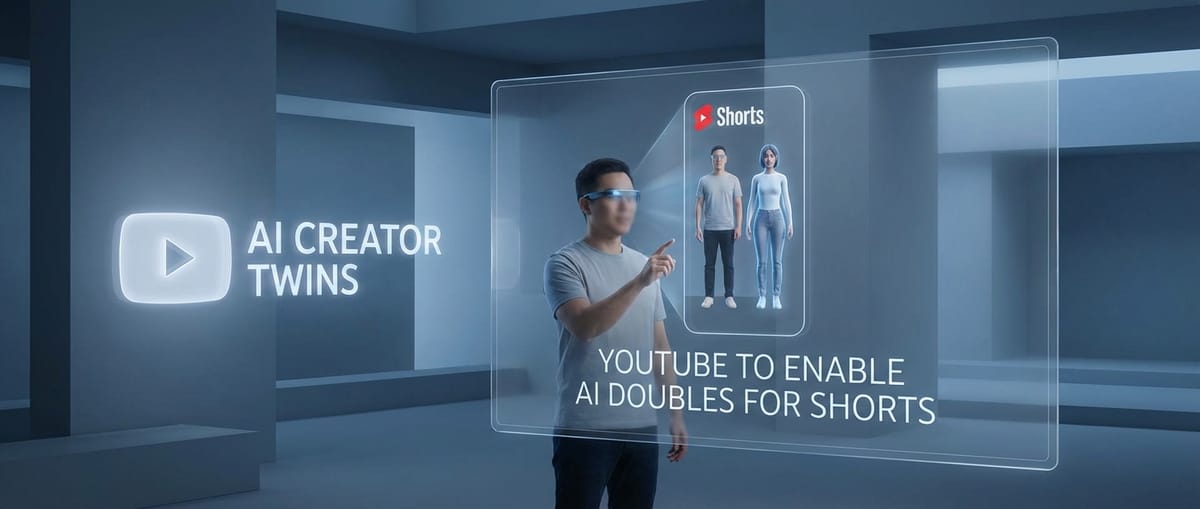 YouTube позволит блогерам создавать собственных AI-двойников для Shorts