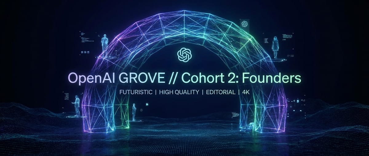 OpenAI открыла набор во второй поток программы Grove для основателей стартапов