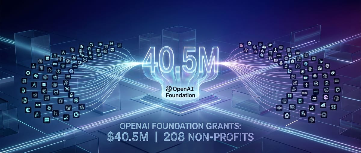 OpenAI Foundation выделила 40,5 млн долларов на гранты для 208 некоммерческих организаций