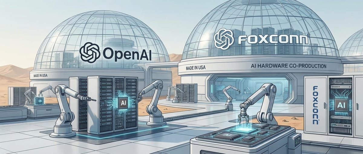 OpenAI и Foxconn объединяют усилия для производства ИИ-оборудования в США