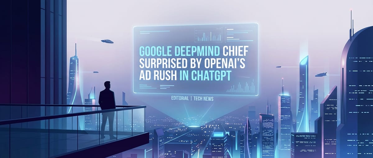 Глава Google DeepMind удивлен спешкой OpenAI с внедрением рекламы в ChatGPT