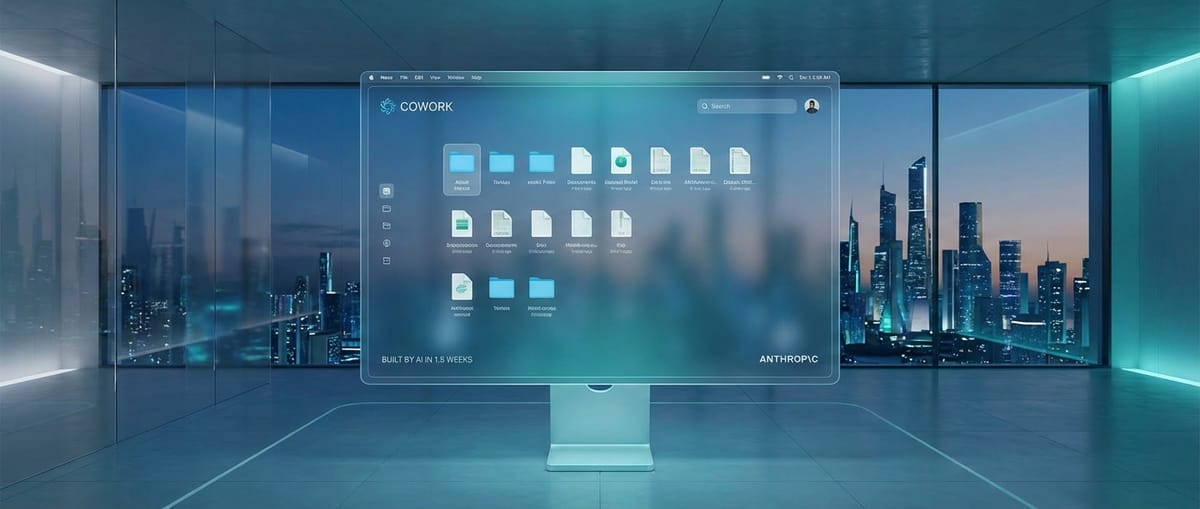Anthropic выпустила десктопного агента Cowork: он управляет файлами на Mac и был написан самим ИИ за полторы недели