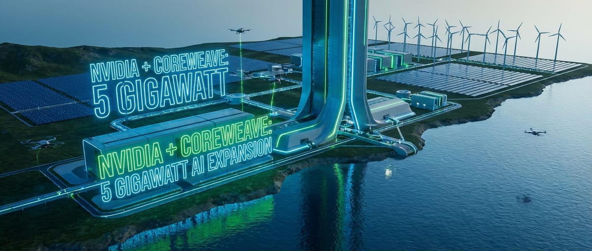 Nvidia инвестирует $2 млрд в CoreWeave для увеличения ИИ-мощностей на 5 ГВт