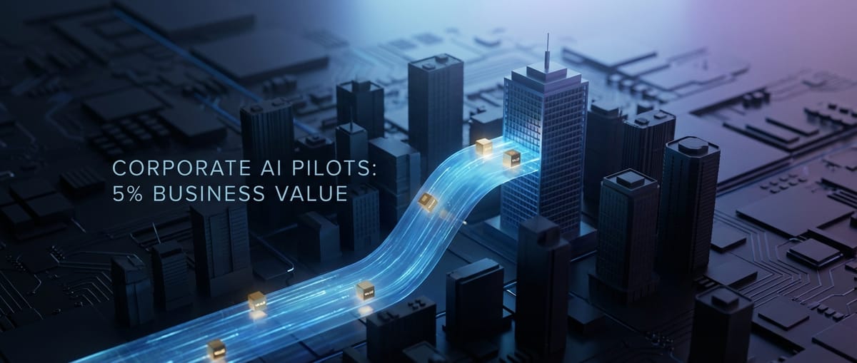 Только 5% корпоративных ИИ-пилотов приносят реальную пользу бизнесу