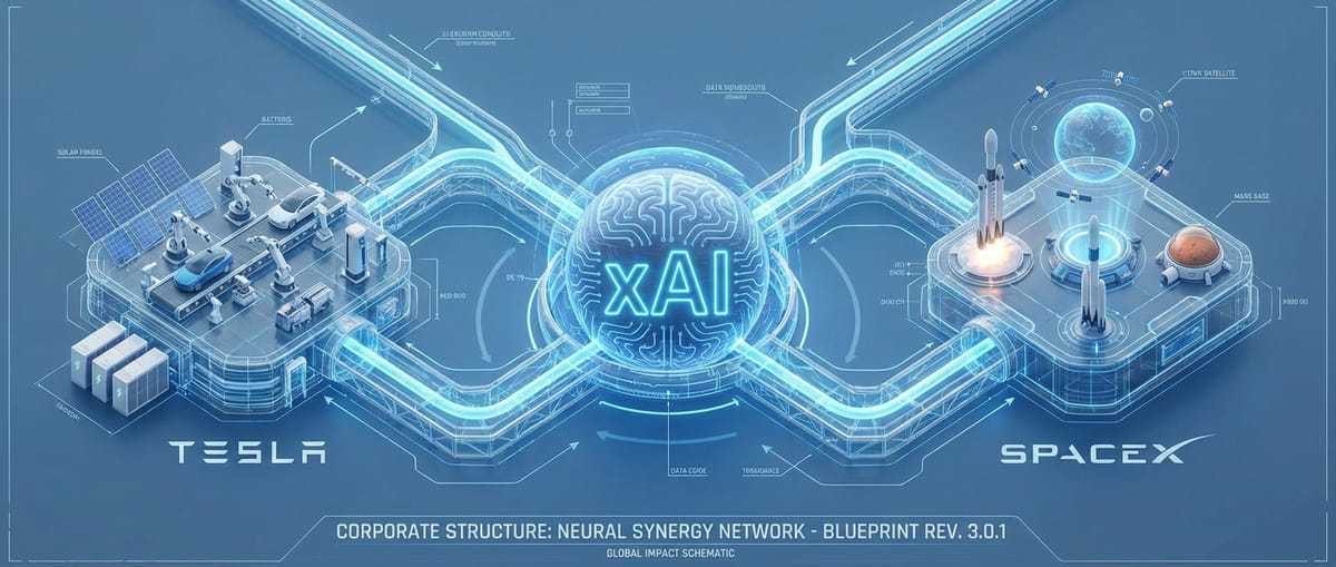 Маск собирает Тессеракт: SpaceX, Tesla и xAI могут слиться в единую AI-империю
