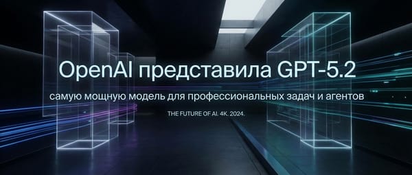 OpenAI представила GPT-5.2 — самую мощную модель для профессиональных задач и агентов