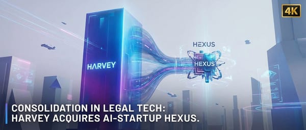 Консолидация в Legal Tech: гигант Harvey приобрел AI-стартап Hexus