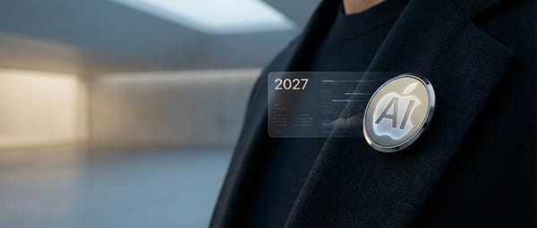 Apple может выпустить умный AI-значок в 2027 году